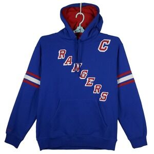 Mark Messier‎ NY Rangers Mitchell & Ness NHL Large Hoodie Blue #11 New